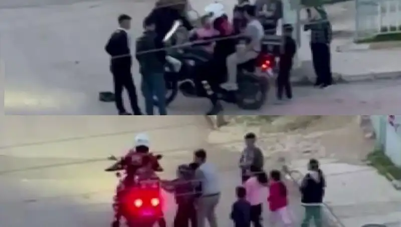Polis Memurundan Anlamlı Jest: Çocukları Motora Bindirdi