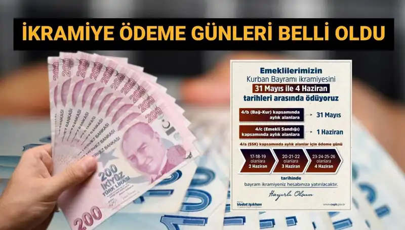 Emekli Bayram İkramiyeleri Hesaplarda! Tarih ve Detaylar Açıklandı