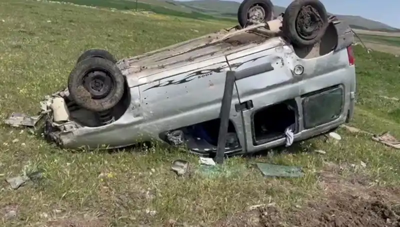 Konya’da Otomobil Takla Attı: Kaza Anında İki Kişi Yaralandı