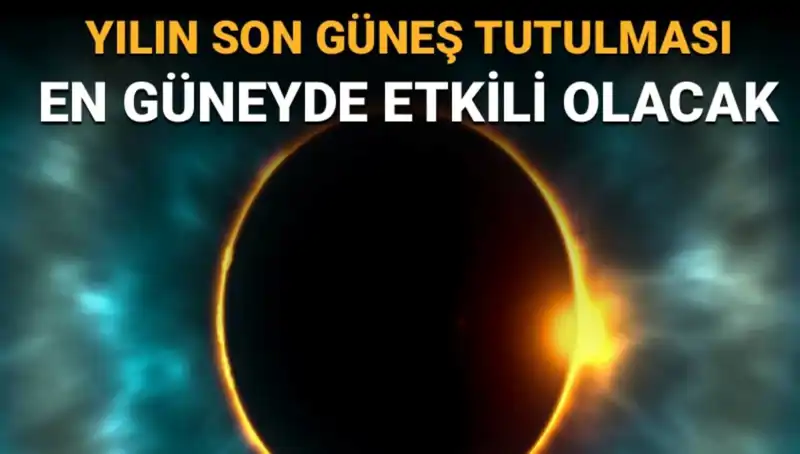 Yılın Son Güneş Tutulması: Eylül'de Ay Güneş'i Yüzde 85 Örtecek