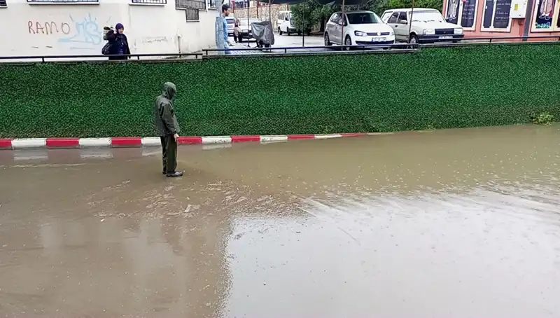 Aydın'da Şiddetli Yağışlar Alt Geçidi Su Bastı, Fırtına Zarar Verdi