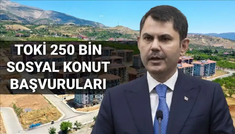 2025’te TOKİ’den 250 Bin Sosyal Konut İçin Başvuru Süreci Başlıyor