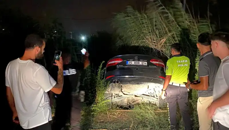 Dur İhtarında Kaçan Trafik Magandası Dere Yatağına Düştü!