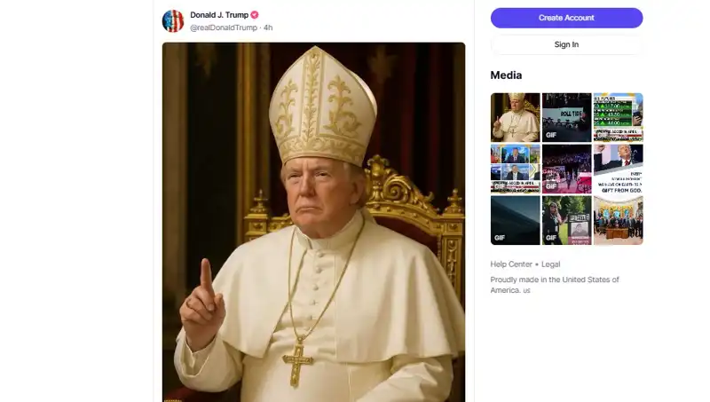 Trump, Papalık ile Oyun Kurdu: Fotoğraflı Olay Tüm Dünyayı Şaşırttı