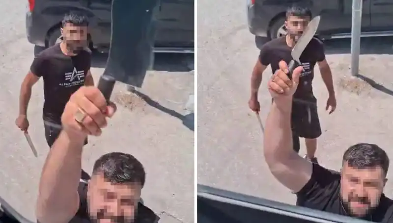 Kınık’ta Yol Verme Tartışmasında İki Taraf Arasında Kanlı Çatışma!