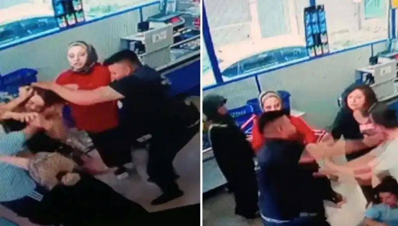 Markette Dehşet Anları: Kadına Şok Eden Saldırı