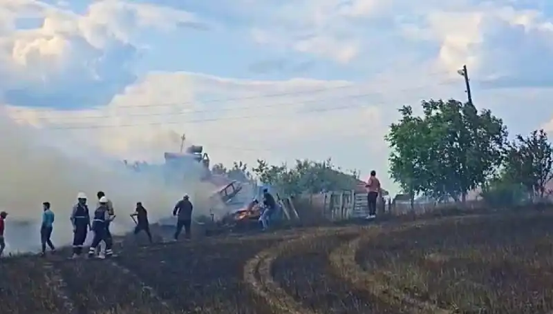 Tarlayı Kundaklayan Şüpheli, 96 Saat Sonra Polis Tarafından Yakalandı