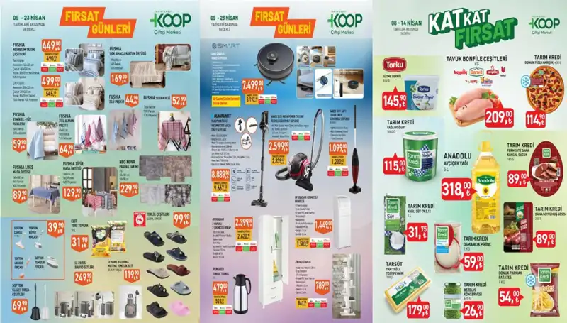 Tarım Kredi KOOP Marketlerinde Nisan Fırsatları: İndirimli Ürünler Sizleri Bekliyor!