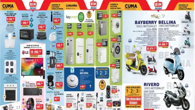 BİM 4-7 Mart Aktüel Ürünler Kataloğu ile Çılgın İndirimler Geliyor!